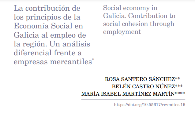 La contribucion de los principios de la Economia Social
